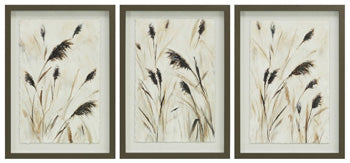 Honslow Wall Art (Set of 3) - Furniture Home Store (Hanford, CA)