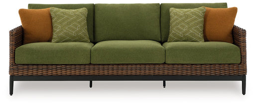 Horizon Hall Outdoor Sofa with Cushion - Furniture Home Store (Hanford, CA)