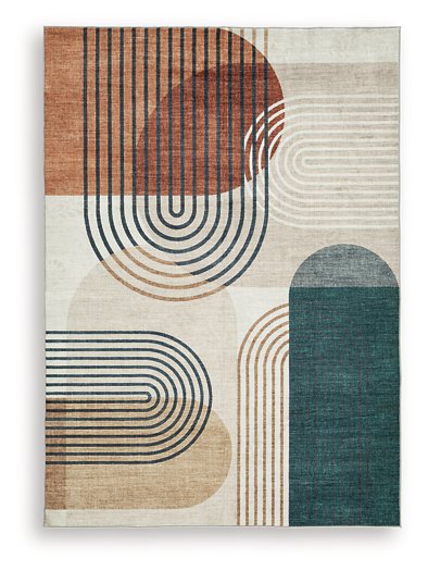 Farrendale Washable Area Rug - Furniture Home Store (Hanford, CA)