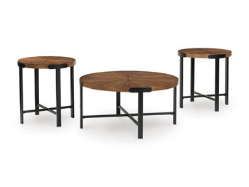 Crosstrail Table (Set of 3) - Furniture Home Store (Hanford, CA)