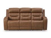 Knightington Power Reclining Sofa with Audio Seating - Furniture Home Store (Hanford, CA)