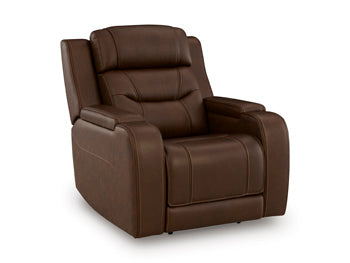 Knightington Power Recliner with Audio Seating - Furniture Home Store (Hanford, CA)
