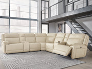 Double Deal Reclining Sectional with 2 Consoles - Furniture Home Store (Hanford, CA)