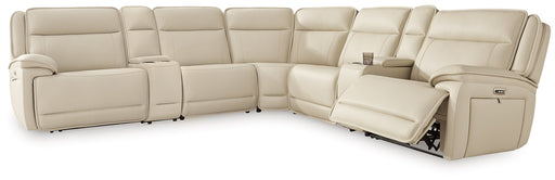 Double Deal Reclining Sectional with 2 Consoles - Furniture Home Store (Hanford, CA)