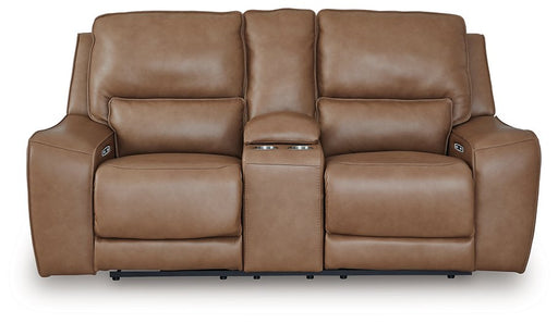DeepWakes Power Reclining Loveseat with Console - Furniture Home Store (Hanford, CA)