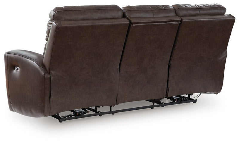 Crossplex Power Reclining Sofa - Furniture Home Store (Hanford, CA)