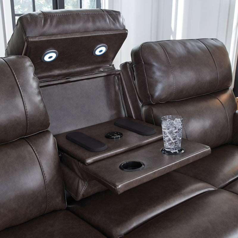 Crossplex Power Reclining Sofa - Furniture Home Store (Hanford, CA)