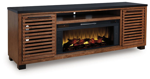 Kallari 84" TV Stand with Electric Fireplace - Furniture Home Store (Hanford, CA)