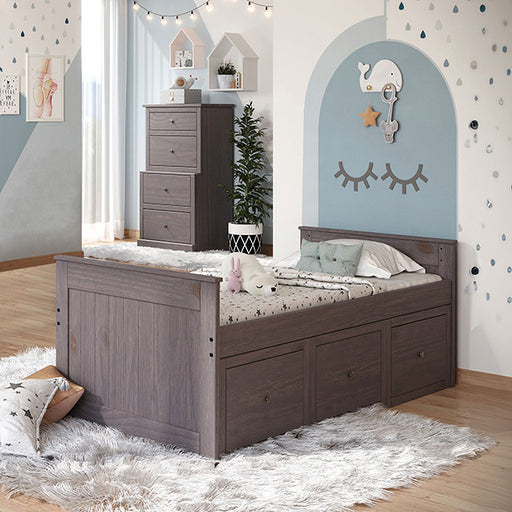 Marinos Twin Captain Bed - Furniture Home Store (Hanford, CA)
