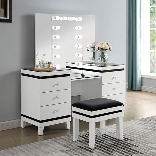 Madonna Vanity Set - Furniture Home Store (Hanford, CA)