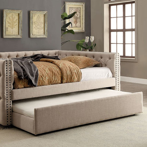 SUZANNE Ivory Trundle - Furniture Home Store (Hanford, CA)