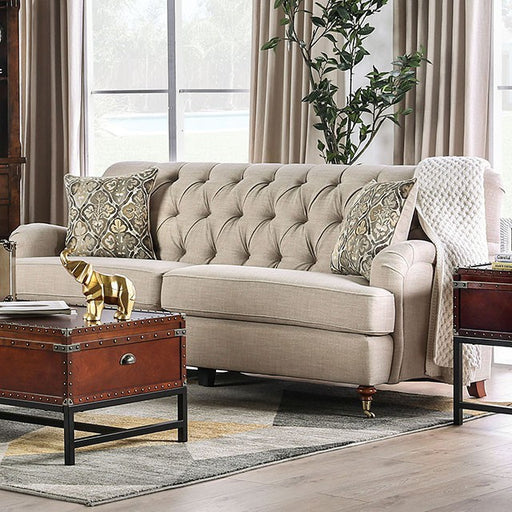 Laney Sofa Beige - Furniture Home Store (Hanford, CA)