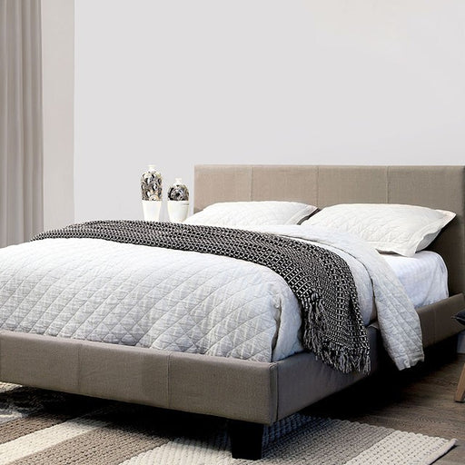 Sims Bed Grey & Black - Furniture Home Store (Hanford, CA)