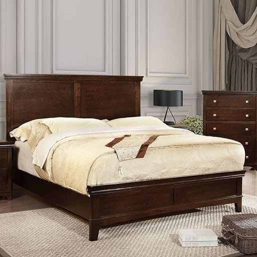 Spruce Full & Queen Bed Chrome & Expressso - Furniture Home Store (Hanford, CA)