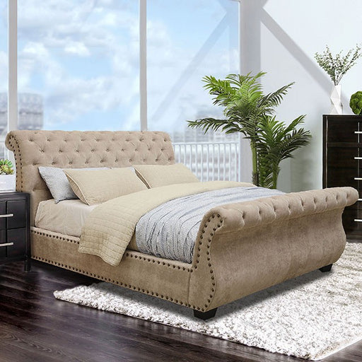 Noemi Cal.King Bed - Furniture Home Store (Hanford, CA)