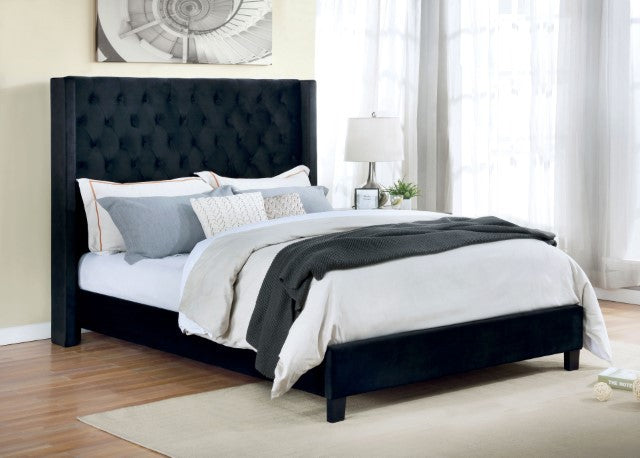 Ryleigh Bed Black, Grey, & Navy - Furniture Home Store (Hanford, CA)