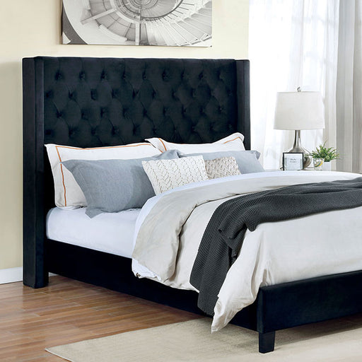 Ryleigh Bed Black, Grey, & Navy - Furniture Home Store (Hanford, CA)