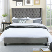 Ryleigh Bed Black, Grey, & Navy - Furniture Home Store (Hanford, CA)