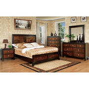 Patra Acacia/Walnut Cal.King, E.King, & Full Bed - Furniture Home Store (Hanford, CA)