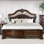 Menodora Brown Cherry Cal.King, E.King, Queen Bed - Furniture Home Store (Hanford, CA)