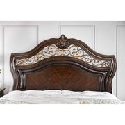 Menodora Brown Cherry Cal.King, E.King, Queen Bed - Furniture Home Store (Hanford, CA)