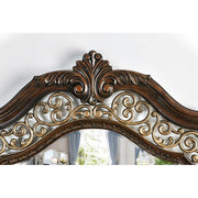 Menodora Brown Cherry Cal.King, E.King, Queen Bed - Furniture Home Store (Hanford, CA)