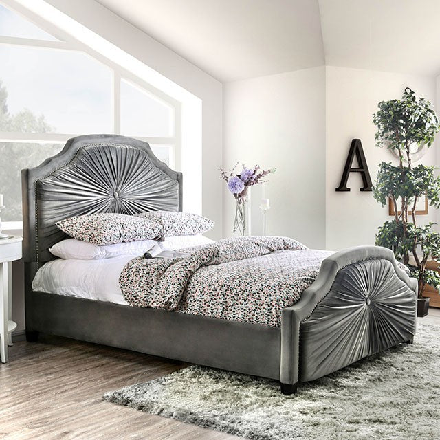 Coraline E.King Bed - Furniture Home Store (Hanford, CA)