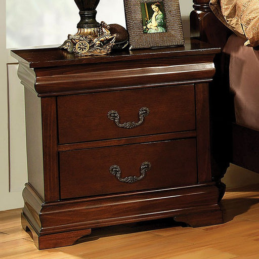 Velda Night Stand Chrome - Furniture Home Store (Hanford, CA)
