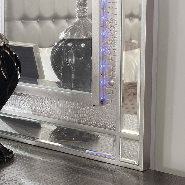 Brachium Silver Mirror - Furniture Home Store (Hanford, CA)