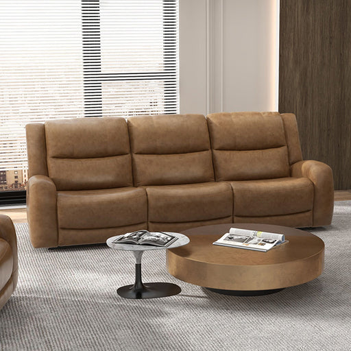 Leolinus Manual Recliner Sofa - Furniture Home Store (Hanford, CA)