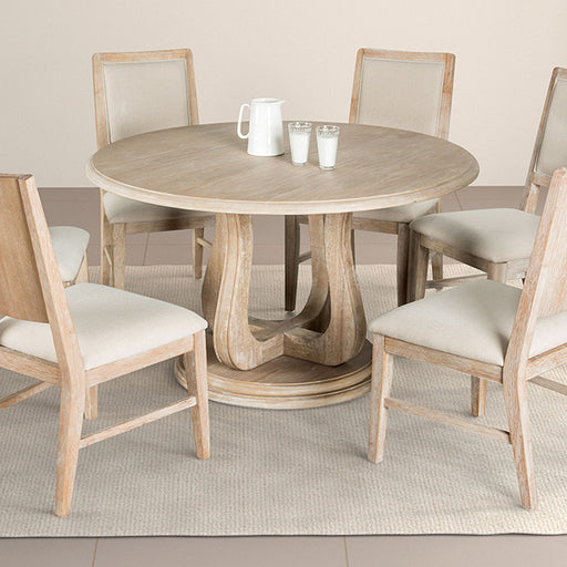 Orbetello 5 Pc Dining Table Set Natural - Furniture Home Store (Hanford, CA)