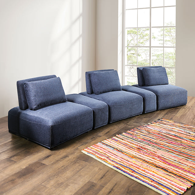 Stavanger Curved 3-Seater - Furniture Home Store (Hanford, CA)