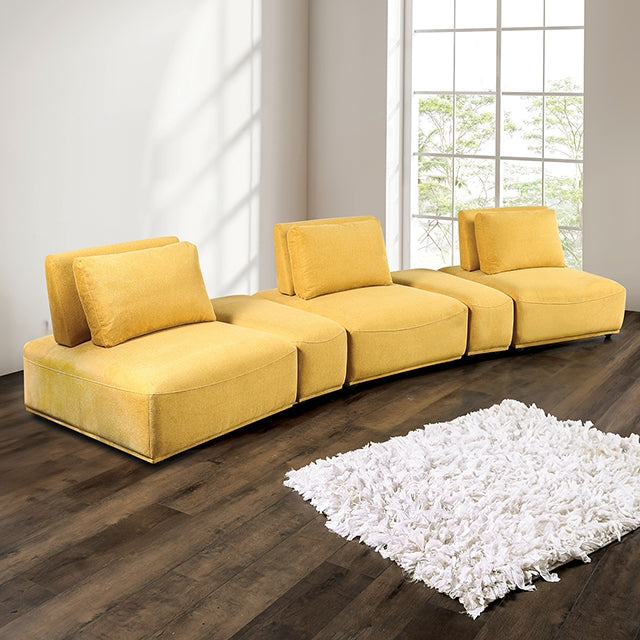 Stavanger Curved 3-Seater - Furniture Home Store (Hanford, CA)