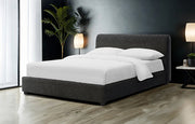 Vertham E.King, Full, & Queen Bed White & Black - Furniture Home Store (Hanford, CA)