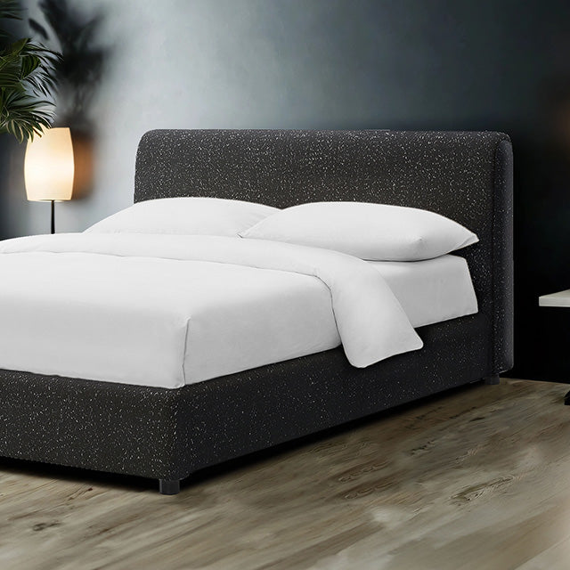 Vertham E.King, Full, & Queen Bed White & Black - Furniture Home Store (Hanford, CA)