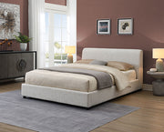 Vertham E.King, Full, & Queen Bed White & Black - Furniture Home Store (Hanford, CA)