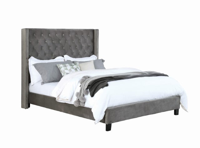 Ryleigh Bed Black, Grey, & Navy - Furniture Home Store (Hanford, CA)