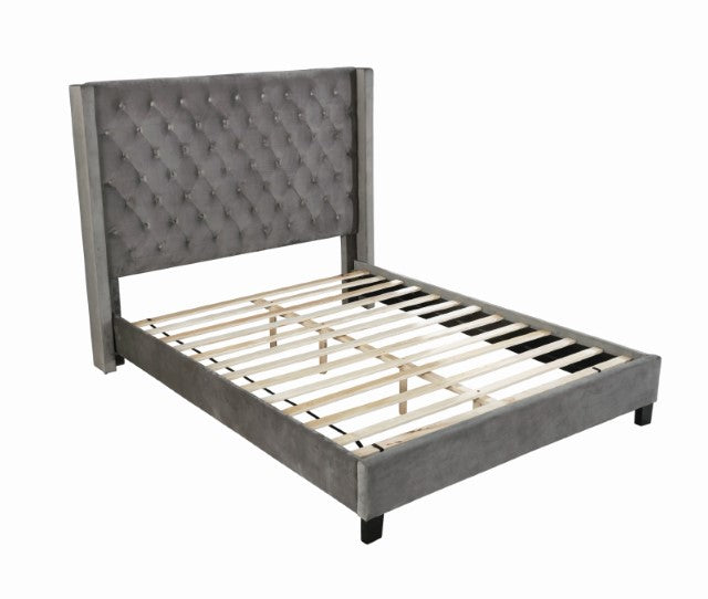 Ryleigh Bed Black, Grey, & Navy - Furniture Home Store (Hanford, CA)