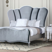 Melodi Parc E.King & Queen Bed Black & Silver - Furniture Home Store (Hanford, CA)