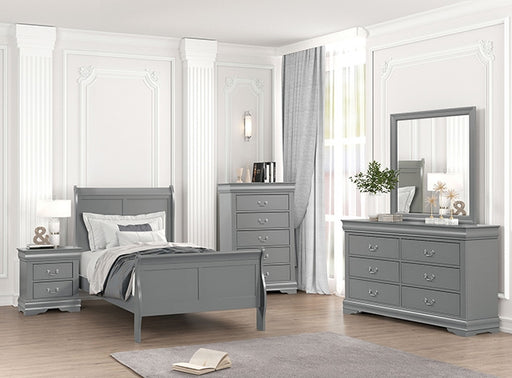 Twin Bed Louis Philippe - Furniture Home Store (Hanford, CA)