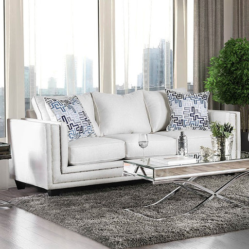 Ilse Off-White/Blue Sofa - Furniture Home Store (Hanford, CA)