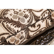 Quirino Light Brown/Dark Brown Sofa - Furniture Home Store (Hanford, CA)