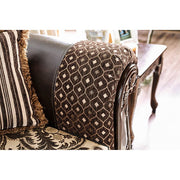 Quirino Light Brown/Dark Brown Sofa - Furniture Home Store (Hanford, CA)