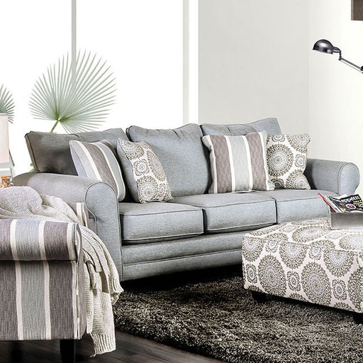 Misty Blue Gray Sofa - Furniture Home Store (Hanford, CA)