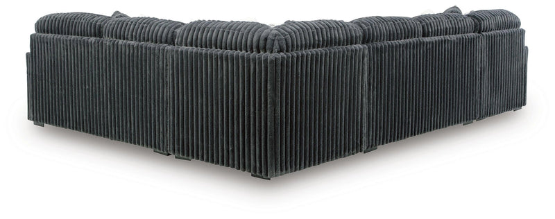 Midnight-Madness Sectional with Chaise