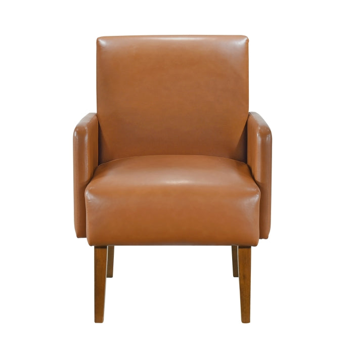 1246BRW-1-Seating Accent Chair - Furniture Home Store (Hanford, CA)