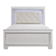 Allura (3)California King Bed, LED Lighting - Furniture Home Store (Hanford, CA)
