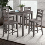 Lubbock 5 Pc. Counter Ht. Table Set - Furniture Home Store (Hanford, CA)