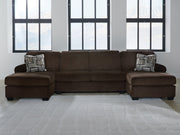 Kimlee Sectional with Double Chaise - Furniture Home Store (Hanford, CA)