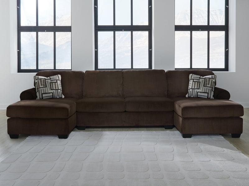 Kimlee Sectional with Double Chaise - Furniture Home Store (Hanford, CA)